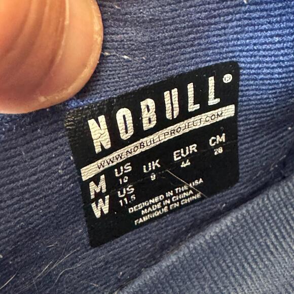 No Bull Project Unisex Trainer Shoes Size Men 10 W11.5 Super Fabric Navy Blue - Picture 12 of 12